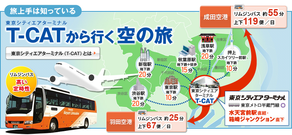旅上手は知っている T-CATから行く空の旅