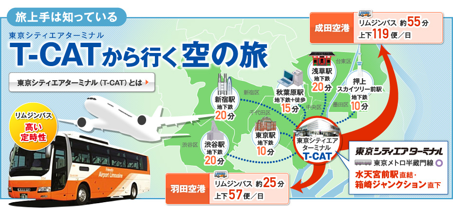 旅上手は知っている T-CATから行く空の旅