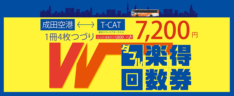 T-CATスーパー往復割引